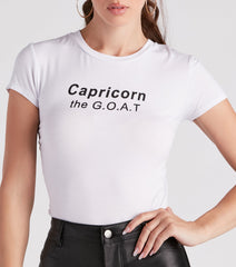 Capricorn The GOAT Graphic Tee