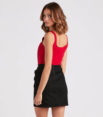 Born Free Motor Graphic Bustier