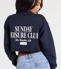Sunday Leisure Oversized Graphic Sweatshirt