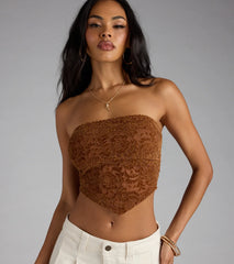 Be The Vibe Strapless Crop Top