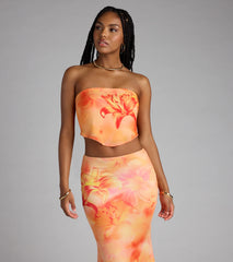 Perfect Symphony Floral Tube Top