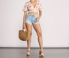 Sunny Side Floral Crop Top