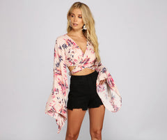 Pretty In Paradise Crop Top