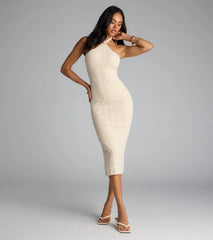 Luxe With No Limits Halter Midi Dress