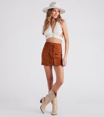 Hearts Flutter Crochet Butterfly Halter Top