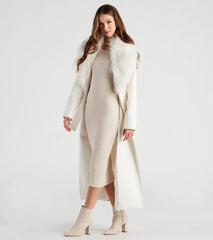 A Formal Affair Faux Fur Jacket