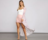 Mesmerizing Moments Mesh Floral Duster