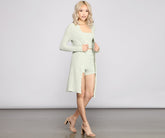 Trendy Textures Long Duster