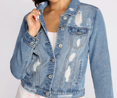 Denim Daze Destructed Jacket