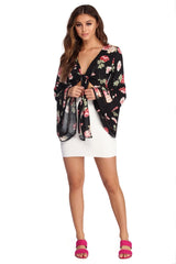 Ring Around In Florals Top