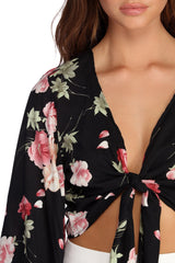 Ring Around In Florals Top