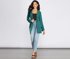 Dress Up Your Look Belted Trench