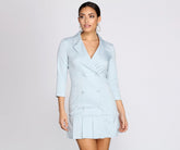 Back To Business Trench Dress