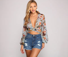 Vacay Bound Tie-Front Top