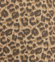 Wild Heart Leopard Print Twill Romper