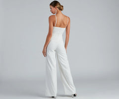 Fresh 'Fit Lattice Front Jumpsuit