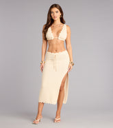 Sweet Like Summer Crochet Maxi Skirt