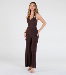 Dinner At Sunset Open Back Wide-Leg Jumpsuit
