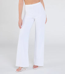 On The Go High-Rise Crepe Trouser Pants