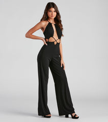 The Spot To Go Halter Jumpsuit