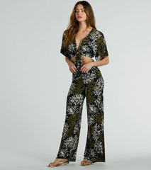 Living In The Palms Wide Leg Palazzo Pants