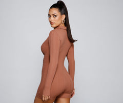 Trendy Casual Button-Down Romper