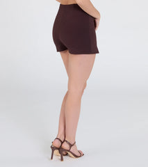 Set For Perfection Slit Ponte Skort