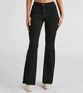 Love This Mid-Rise Flare Denim Jeans