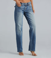 90s Style Low-Rise Relaxed Fit Jeans