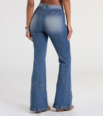 Got A Flare For It High Rise Denim Jeans