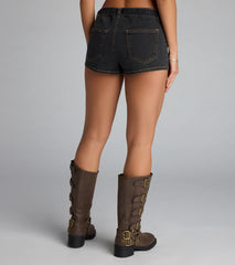 Belt It Like It's Hot Denim Shorts