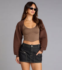 Pocket Play Denim Mini Skort