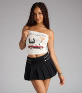 Too Cool To Pleat Mini Skort