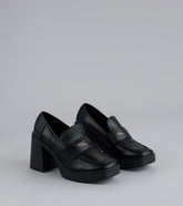 Elevated Chic Platform Loafers