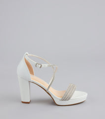 Made To Dazzle Rhinestone Platform Heels