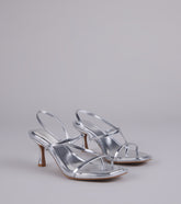 Extra Shine Metallic Kitten Heels