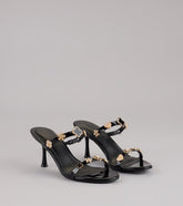 Out All Night Charm Strap Stiletto Heels