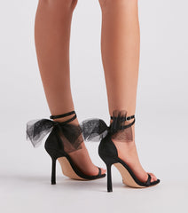 Glam Girl Vibes Satin Stiletto Heels