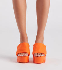 Trendy Girl Era Chunky Platform Mules