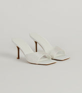 Chic First Impression Studded Stiletto Mules