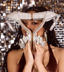 Endless Glam Rhinestone Bow Block Heels