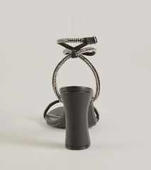 Everlasting Luxe Rhinestone Block Heels