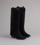 Trendy Strut Fringe Western Boots