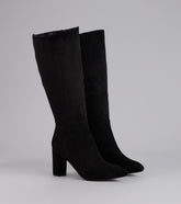 Fall For Me Wide Calf Knee-High Boots