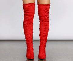 Lace Up Glamour Stiletto Boots