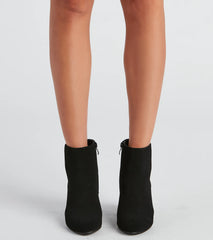 Girl In Love Block Heel Booties