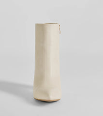 Made For Struttin' Basic Faux Leather Booties