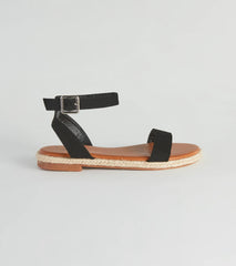 Resort Worthy Espadrille Flat Sandals