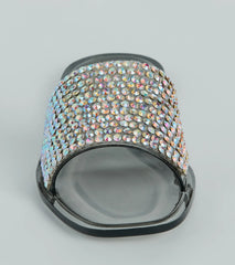Slip Into Luxury Rhinestone Flat Jelly Sandals