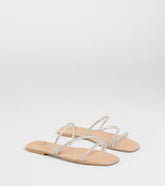 Always Glowing Rhinestone Strap Sandals